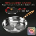 TitaniumBlaze® Sartén Clásica Pro 2.0 de Titanio Puro